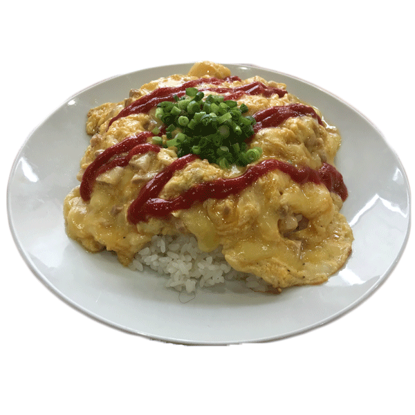 濃厚！チーズ入りチャーシュー玉子丼